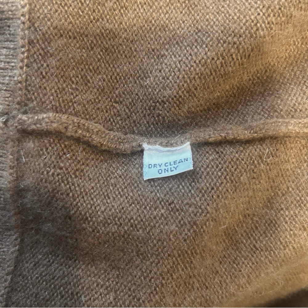 Cashmere cardigan vintage Scottish womens sz s/m
mocha brown soft office casual - Picture 10 of 14